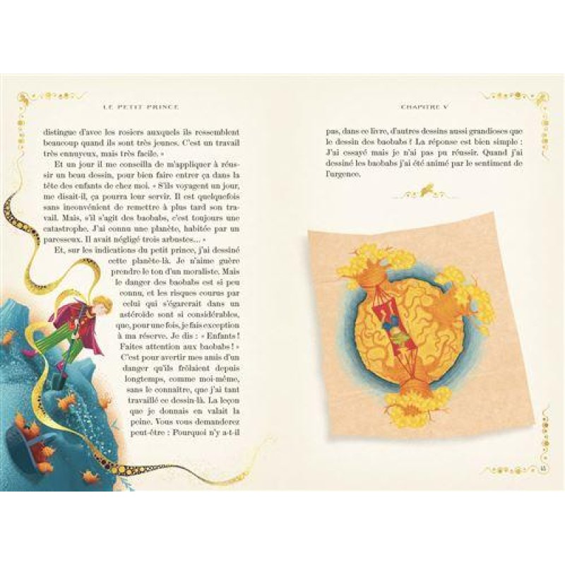 LE PETIT PRINCE - Illustration par Minalima
