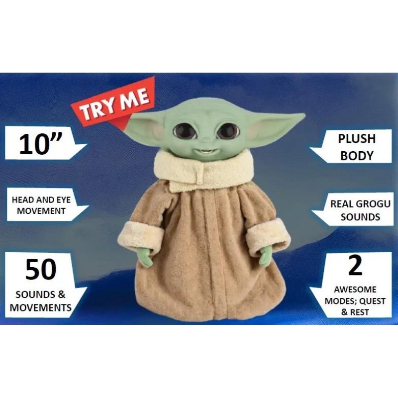 STAR WARS The Mandalorian And Grogu - Action Buddy Grogu - 25cm