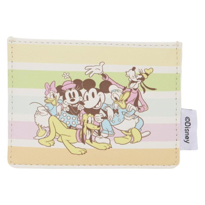 MICKEY & AMIS - Rainbow stripes - Porte-carte Loungefly