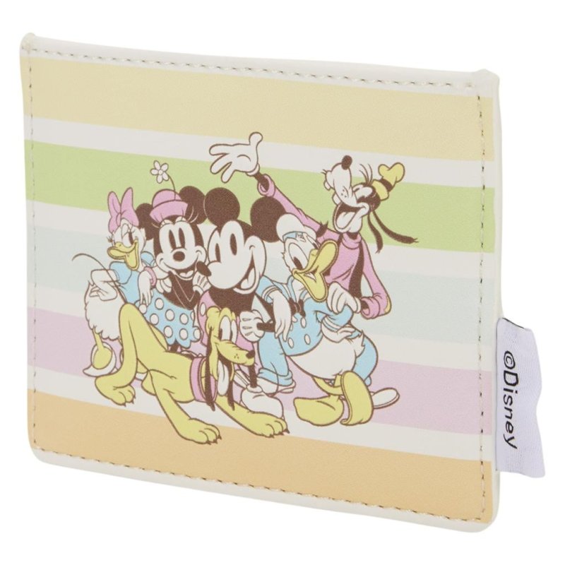 MICKEY & AMIS - Rainbow stripes - Porte-carte Loungefly