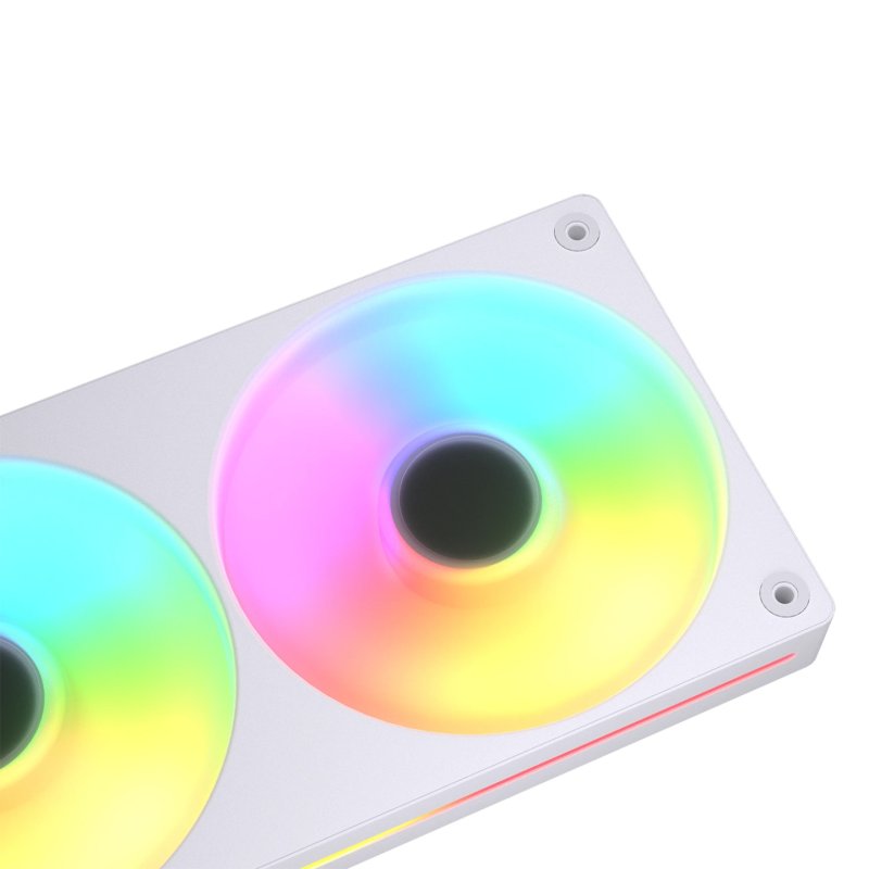 COUGAR CF-UN240RW-RGB Boitier PC Ventilateur 12 cm Blanc