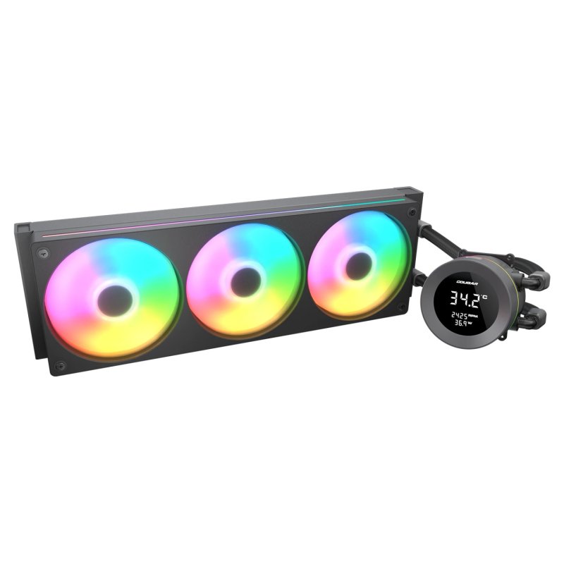 COUGAR CGR-PSDVARGB-B-360 Processeur Refroidisseur de liquide tout-en-un 12 cm Noir