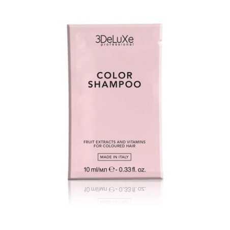 3deluxe Shampoo Tester 10 Ml For Colored Hair Pack Of 50