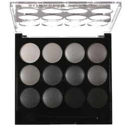 Coffret Set Of 12 Eyeshadows Black Gradient For Irresistible Makeup