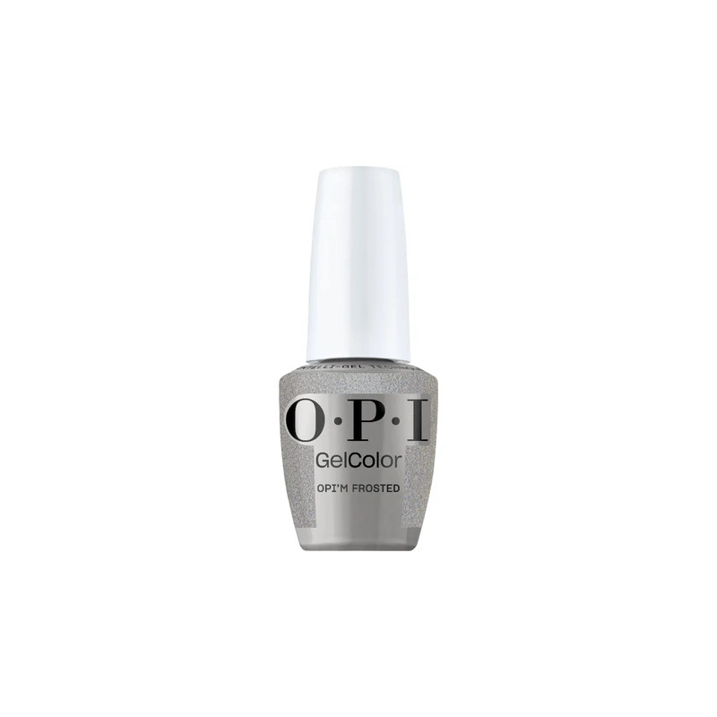 Opi Gelcolor Opim Frosted Semisheer Soft Cool Holographic Silver Shimmer Led Cure Gel Nail Polish 05 Fluid Ounce