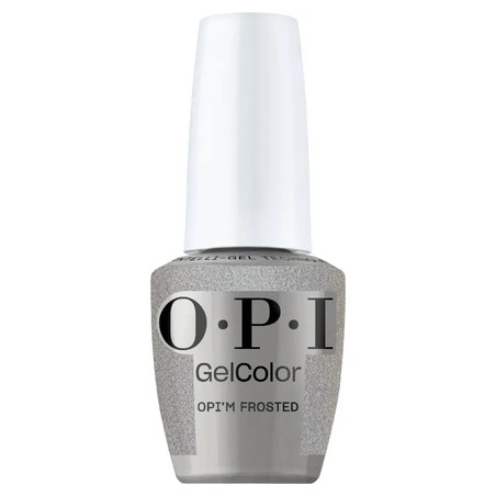 Opi Gelcolor Opim Frosted Semisheer Soft Cool Holographic Silver Shimmer Led Cure Gel Nail Polish 05 Fluid Ounce