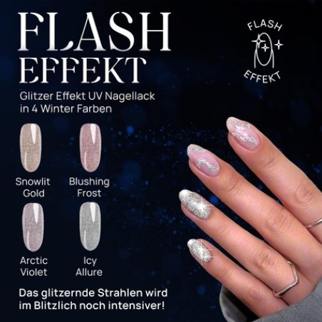 Nonail UV Nail Polish 72ml Silver Sheen