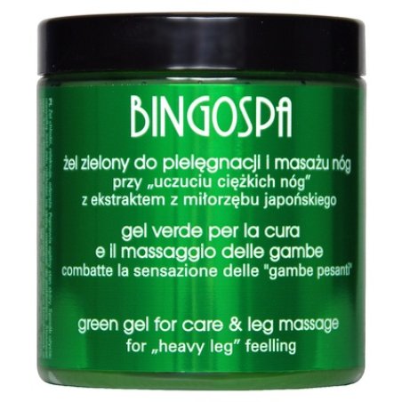 Bingo Spa Green Gel For Foot Care And Massage With Ginkgo Biloba Extract 250g