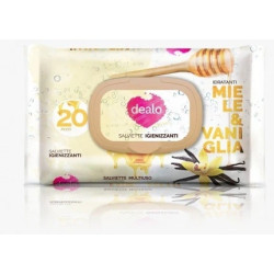 Dealo Honey And Vanilla Baby Sanitizing Wipes 20 Pieces