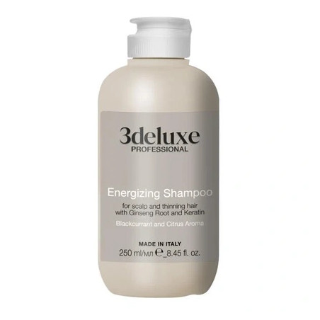 3deluxe Energizing Shampoo For Scalp And Thinning Hair With Ginseng Root And Ker