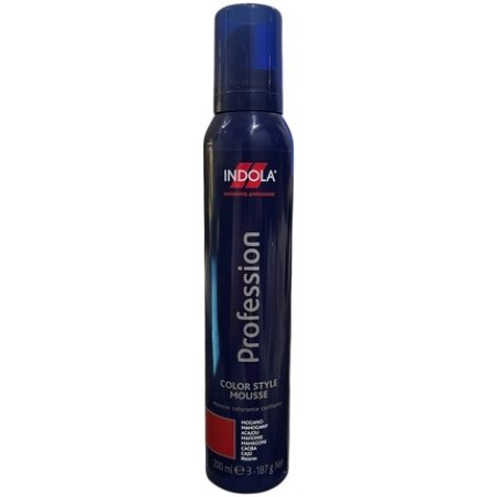 Indola Professional Hair Color Styling Mousse Mahogany 200ml