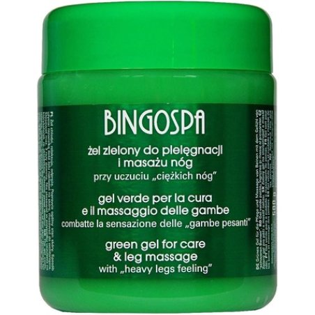 Bingospa Green Gel For Heavy Legs Varicose Veins Fragile Vessels 500ml