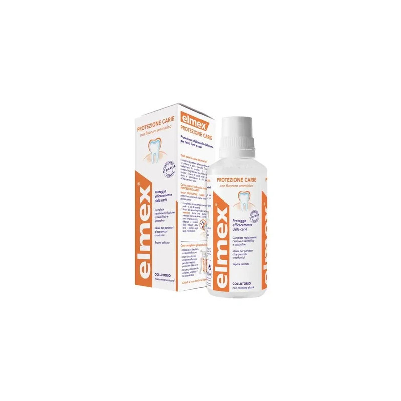 Elmex Mouthwash Protection Caries Refreshes Breath 400ml