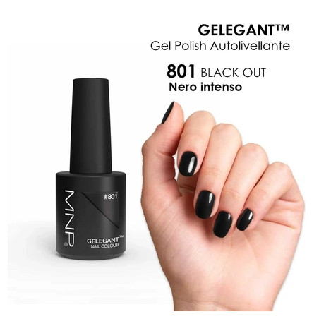 Mnp Mesauda Gelegant Gel Polish 8ml 801 Black Out