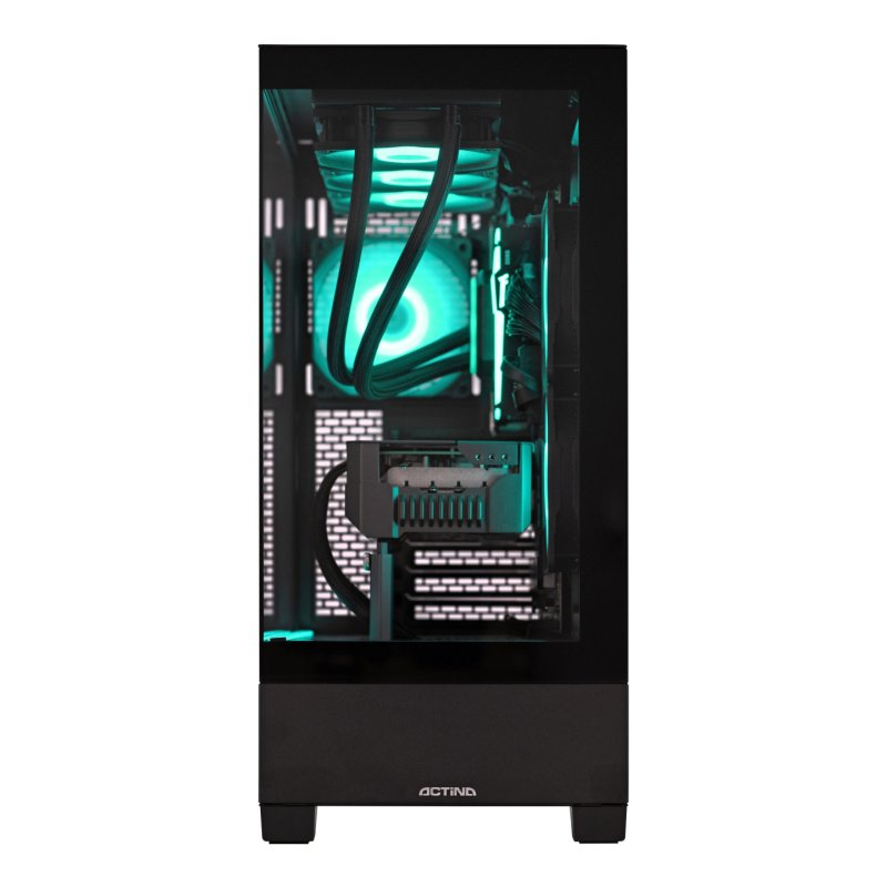 Actina 5901443438939 PC AMD Ryzen™ 9 9900X3D 32 Go DDR5-SDRAM 1 To SSD NVIDIA GeForce RTX 5080 Midi Tower Noir