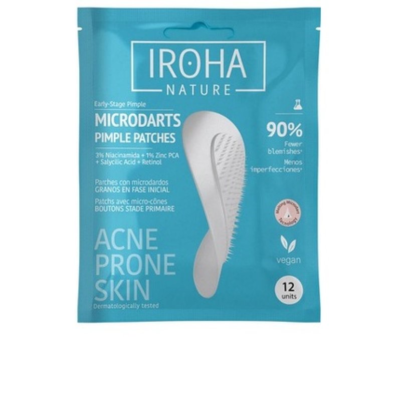 Iroha Nature Acne Prone Skin Microdart Patches 12 Pieces