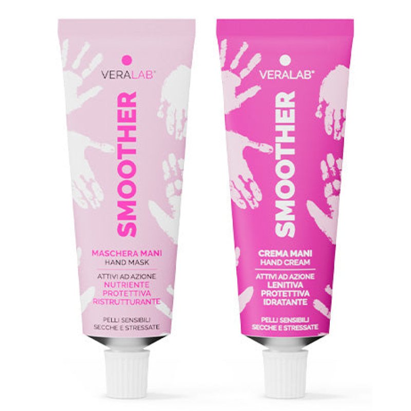 Veralab Smoother Duo Hydrates And Protects Your Hands 2 X 50 Ml