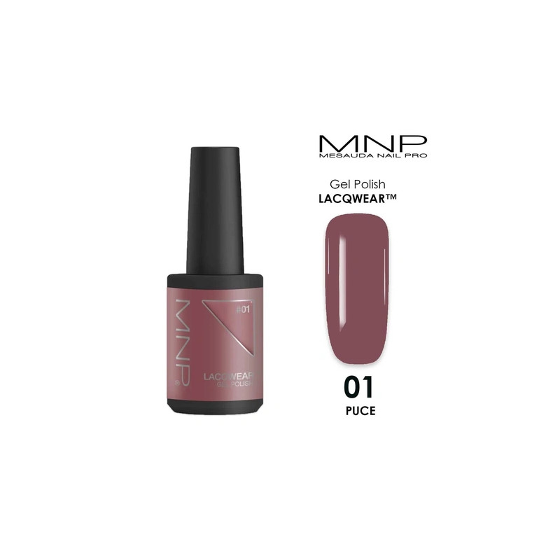 Mesauda Lacqwear Mnp Gel Polish 01 Puce 10 Ml