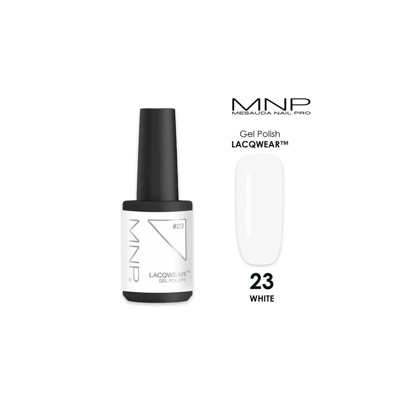Mesauda Lacqwear Mnp Gel Polish 23 White 10 Ml