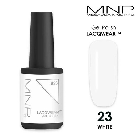Mesauda Lacqwear Mnp Gel Polish 23 White 10 Ml