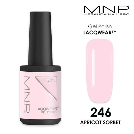 Mesauda Lacqwear Gel Polish 246 Apricot Sorbet 10 Ml