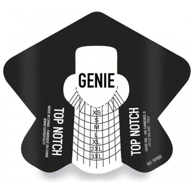 Genie Nail Forms 250 Pieces Top Notch