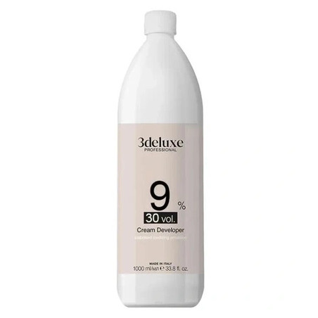 3deluxe 3deluxe Tech Cream Developer 9 Oxidant 1000 Ml