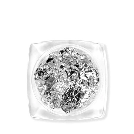 Mesauda Mnp Crumpled Foil Silver 03 Grams Of Nail Art Metallic Foils