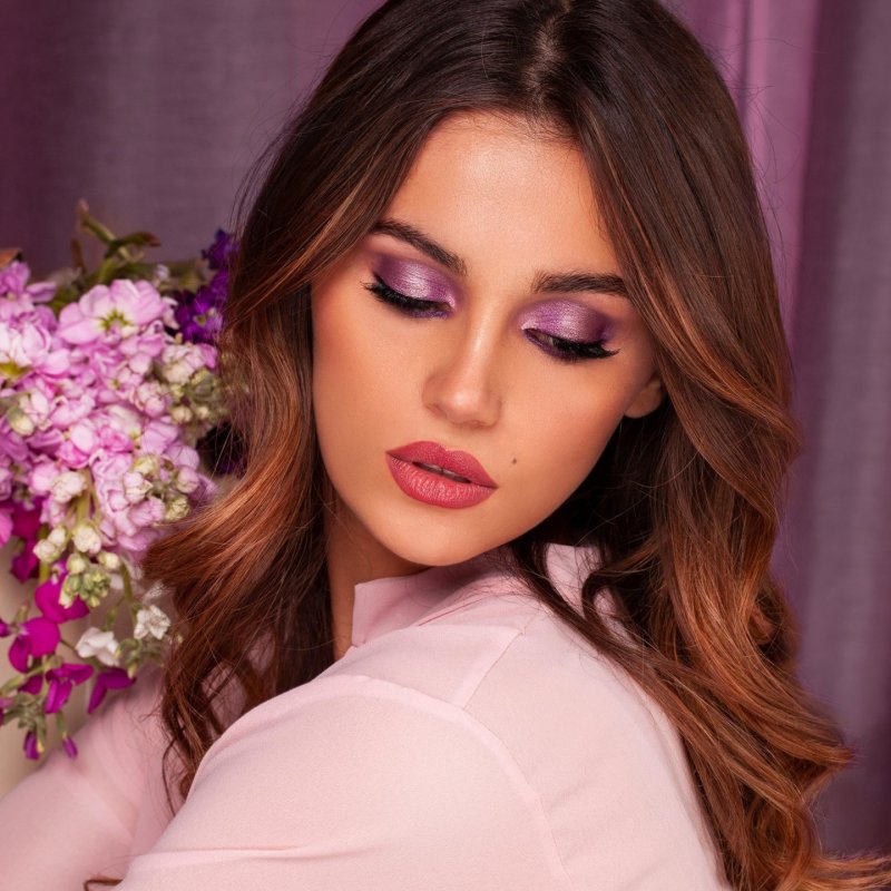 MESAUDA Palette 9 creamy eyeshadows, blooming flower, 9x 1.5g