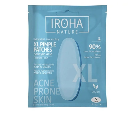 Iroha Hydrocolloid Patches Xl For Acne Prone Skin 5 Units