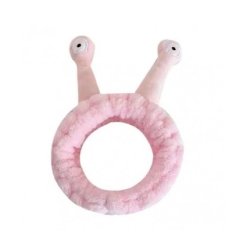 Ecarla Cosmetic Headband Snail 20x5cm Pink Opk22r