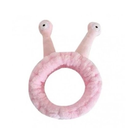 Ecarla Cosmetic Headband Snail 20x5cm Pink Opk22r