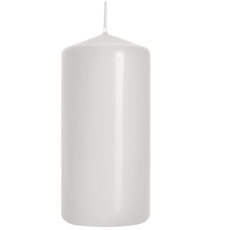 Bispol Cylinder Candle White Sw50100090