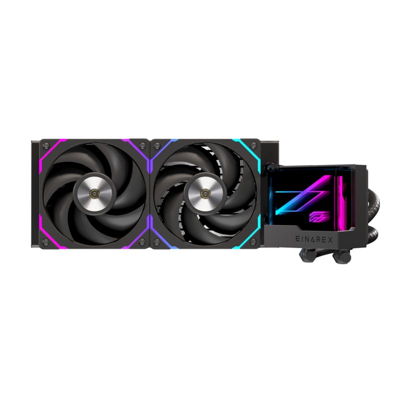 Einarex EXWC-VX-1240R-B computer cooling system Processor All-in-one liquid cooler 12 cm Black