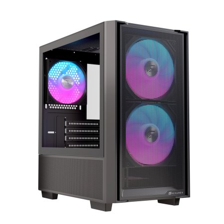Einarex EXCS-PM-150R-B computer case Midi Tower Black