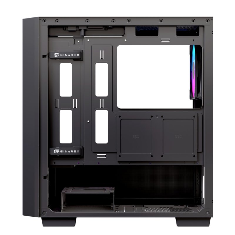 Einarex EXCS-PM-150R-B computer case Midi Tower Black