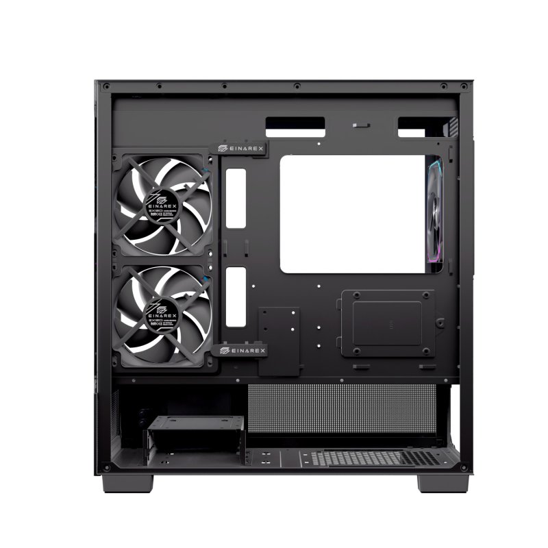 Einarex EXCS-SM-51DR-B computer case Micro Tower Black