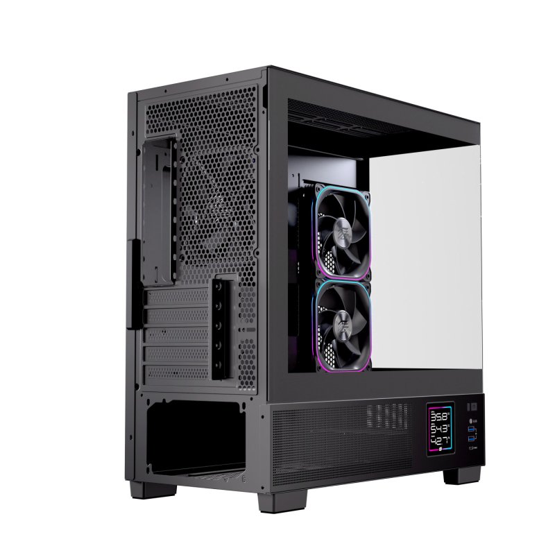 Einarex EXCS-SM-51DR-B unité centrale Micro Tower Noir