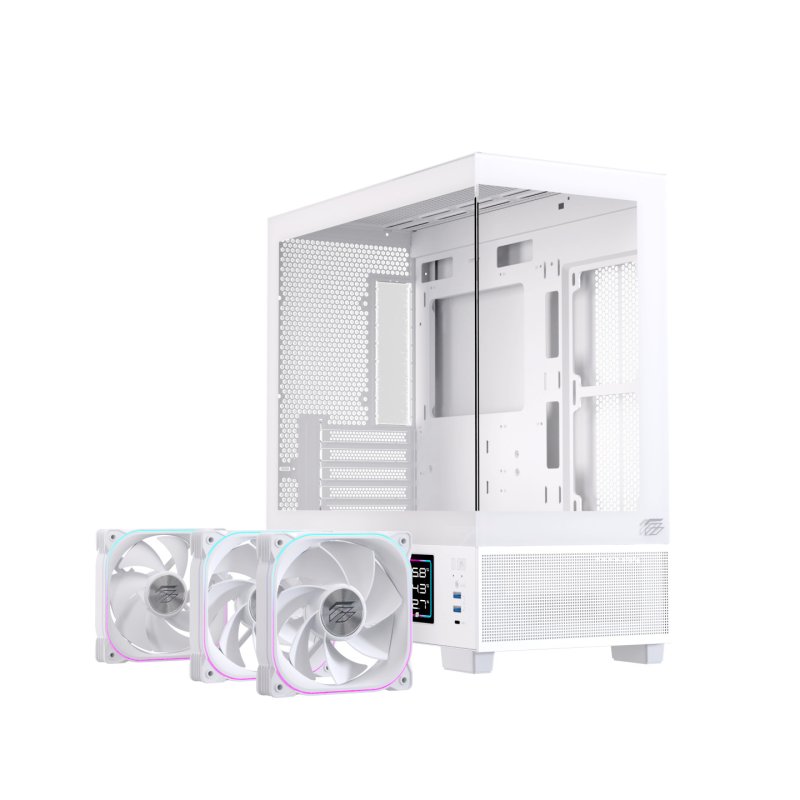 Einarex EXCS-SM-51DR-W computer case Micro Tower White