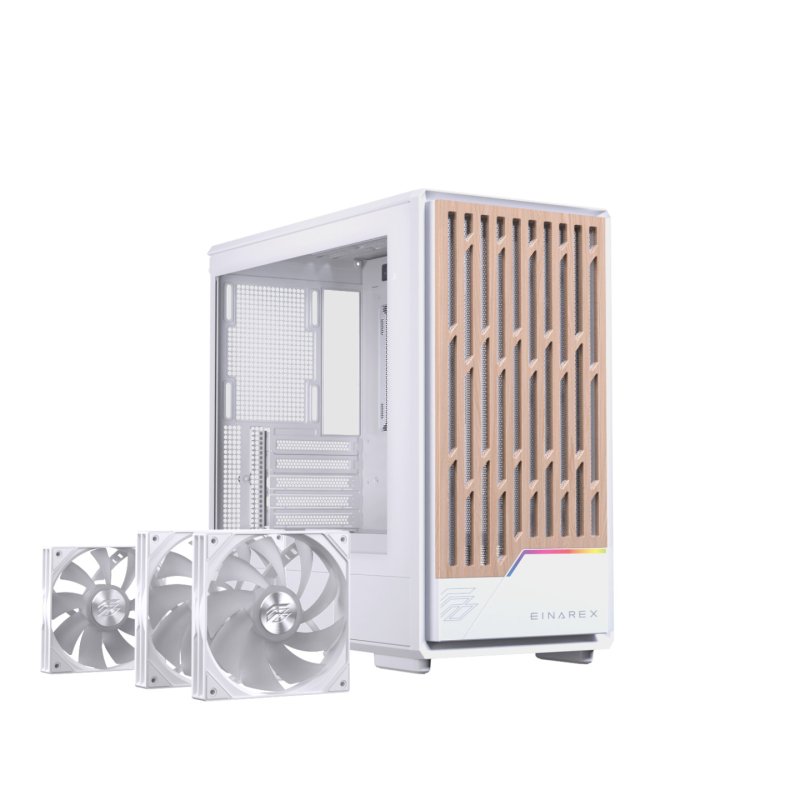 Einarex EXCS-PM-400R-W computer case Midi Tower White