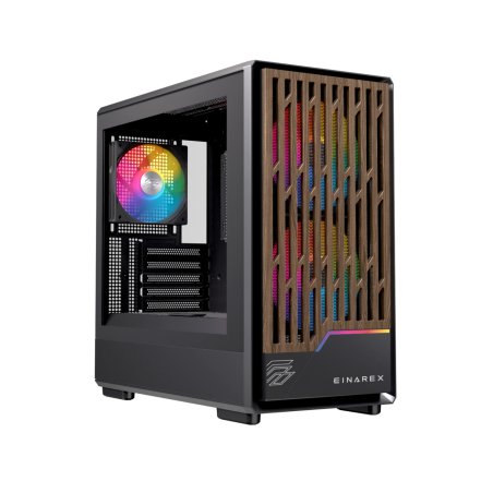 Einarex EXCS-PM-400R-B computer case Midi Tower Black