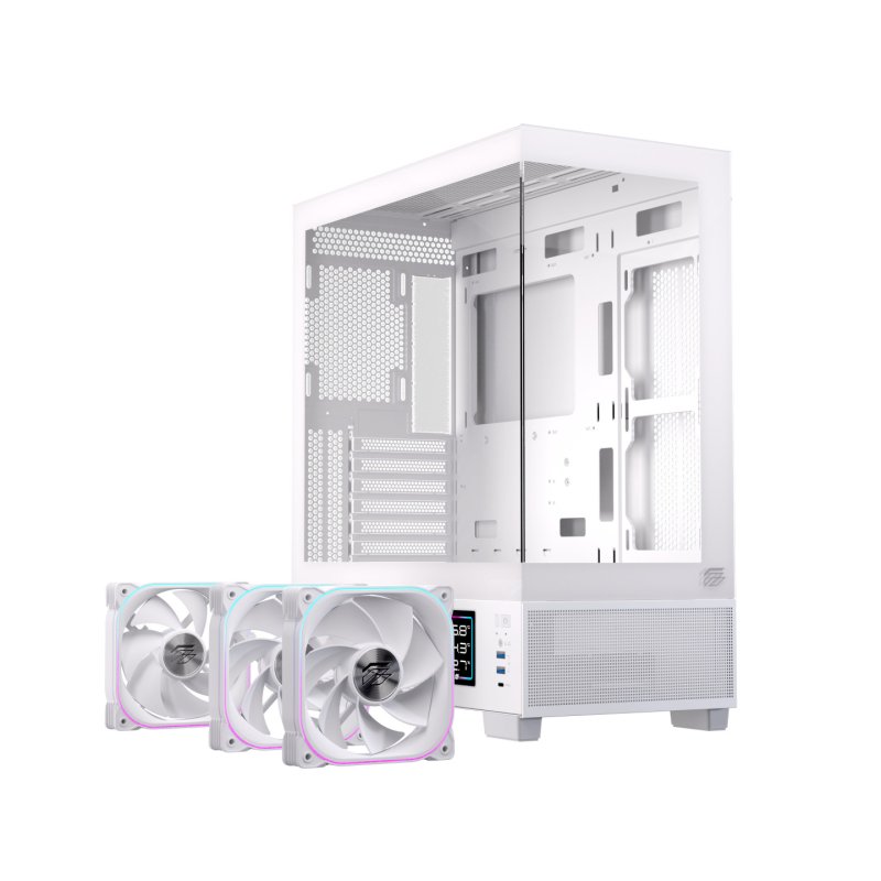 Einarex EXCS-PR-51DR-W computer case Midi Tower White