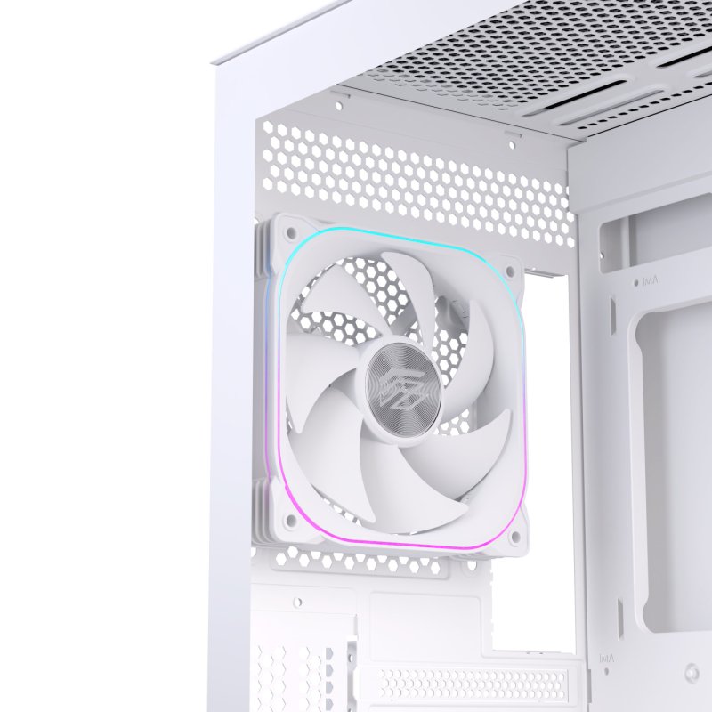 Einarex EXCS-PR-51DR-W unité centrale Midi Tower Blanc