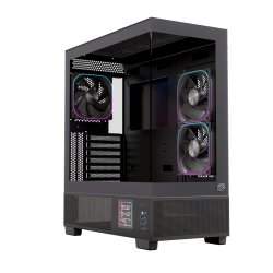 Einarex EXCS-PR-51DR-B computer case Midi Tower Black