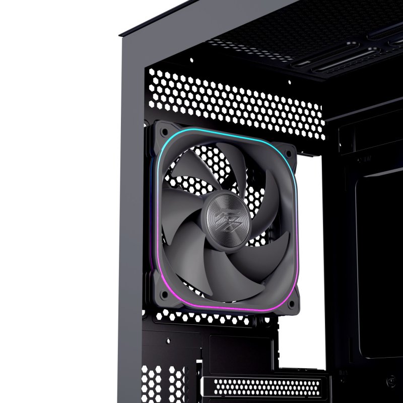 Einarex EXCS-PR-51DR-B unité centrale Midi Tower Noir