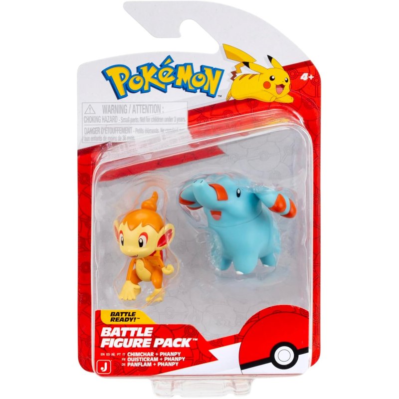 Pokémon - Battle Figure Phanpy Chimchar (PKW4063)