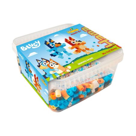 Hama - Maxi Bucket of Beads Plate, Bluey (388756)