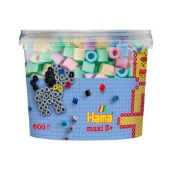 Hama - Maxi Beads 600pcs Mix 52 (388574)