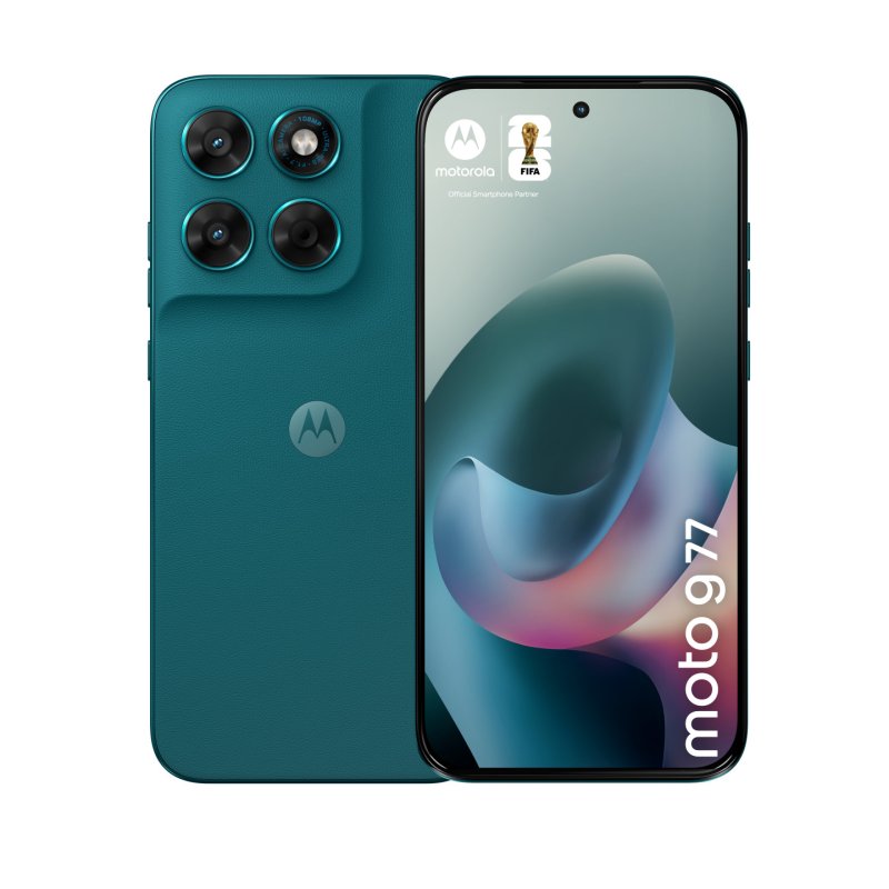 Motorola moto g77 17,3 cm (6.8") Double SIM hybride Android 16.0 5G USB Type-C 8 Go 256 Go 5200 mAh Vert