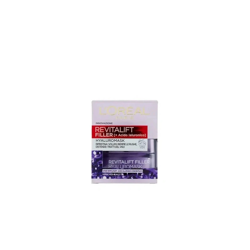 L'Oral Revitalift Filler Night Mask 50ml Hydrating And Plumping Treatment